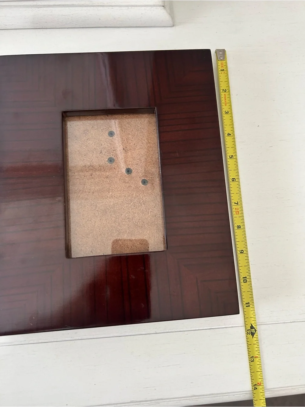 Classic Mahogany Wood Picture Frame - Dark Brown 3 by 5 photo